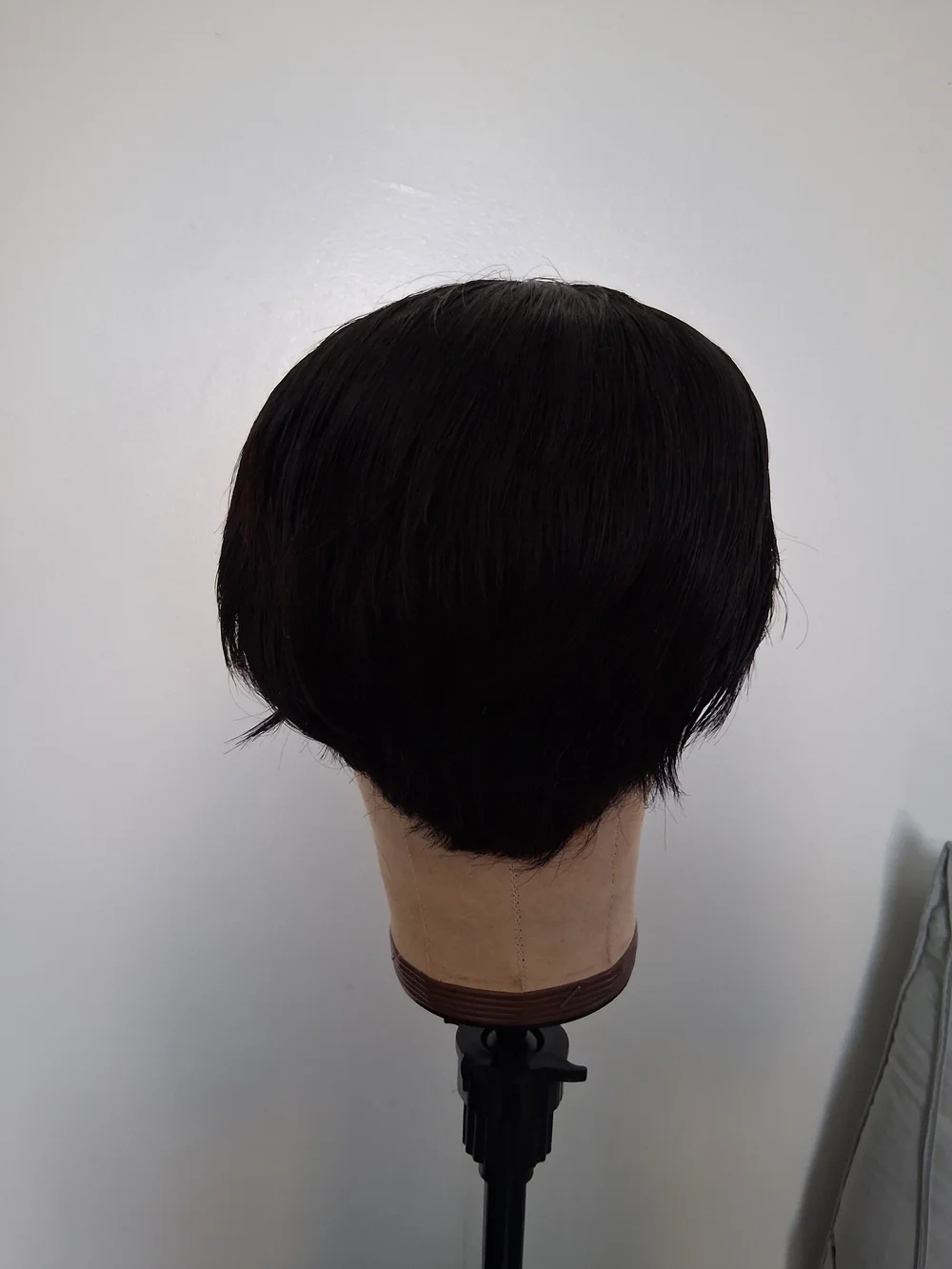 Short Fringe Wig in Dark Brown - Versatile Women’s Hairpiece